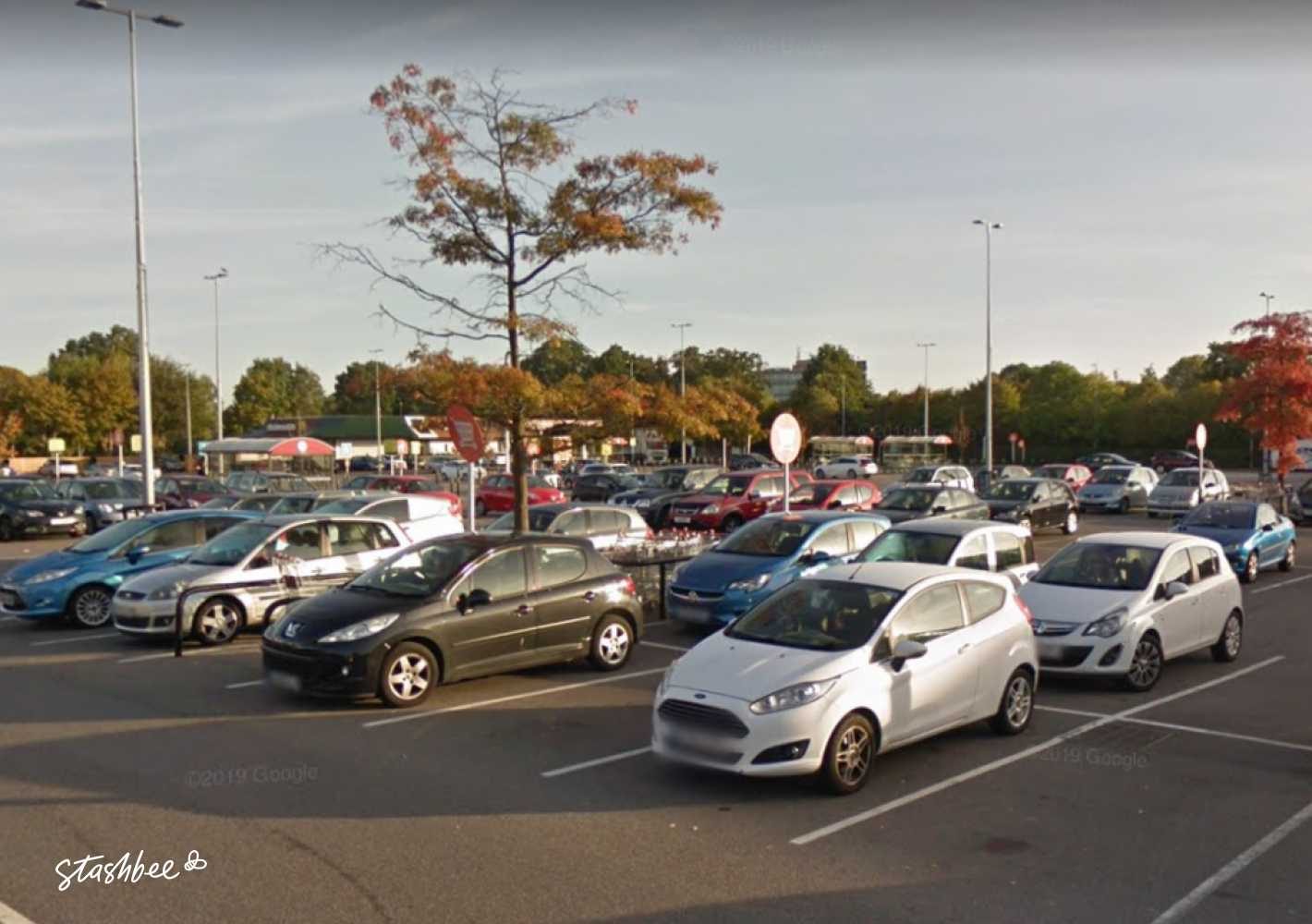 Parking at Sainsbury's Crawley, West Green