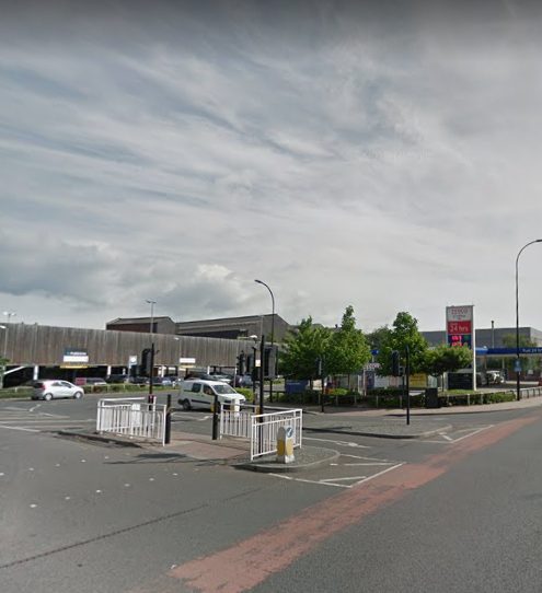 Parking at Tesco Extra, S4