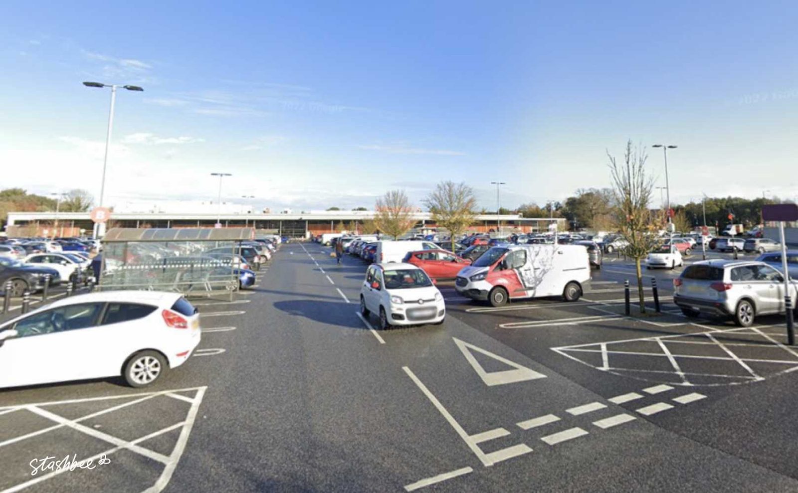 Parking at Sainsbury's Northfleet, Pepper Hill
