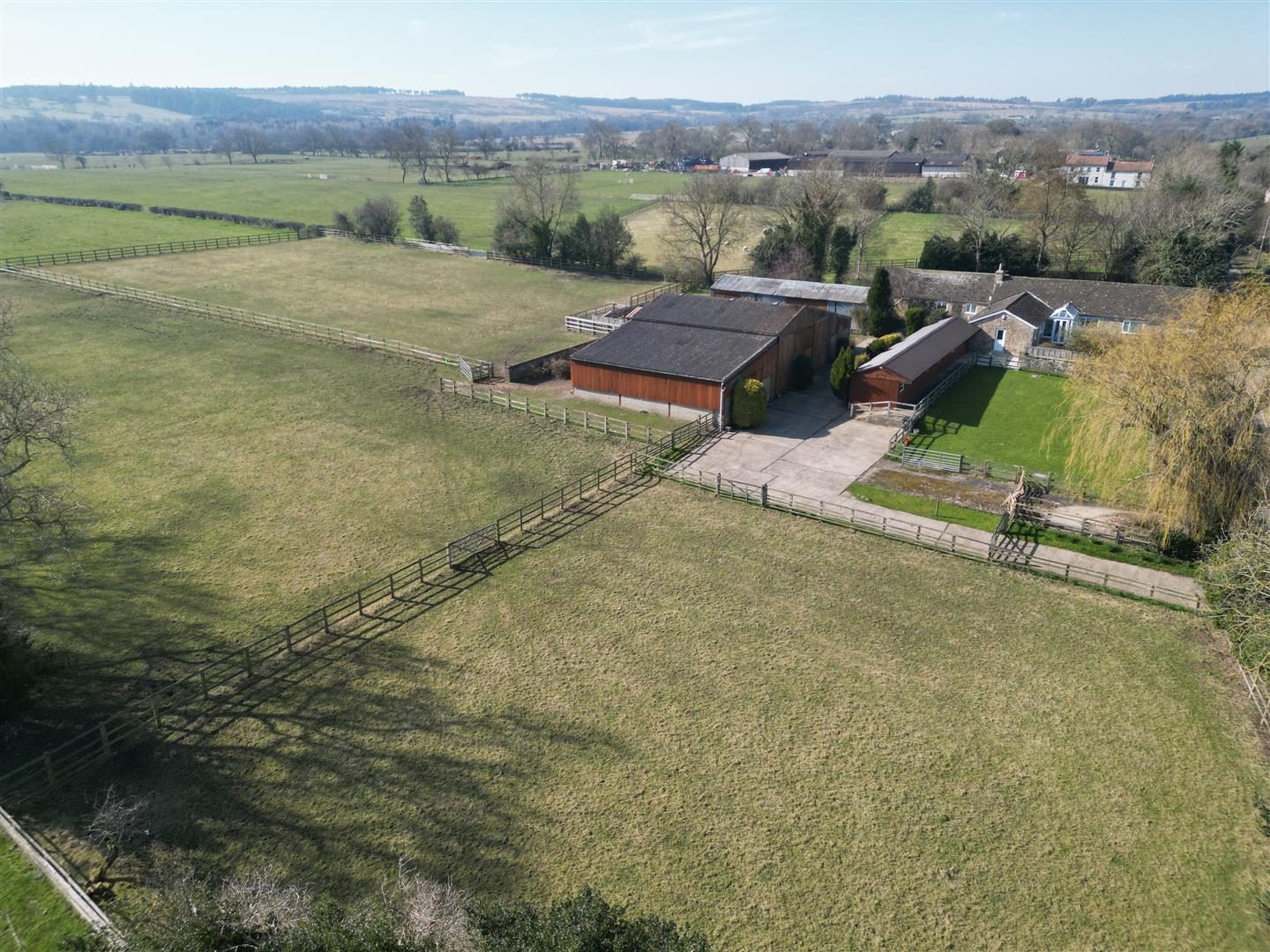 Hudswell: equestrian with outbuildings