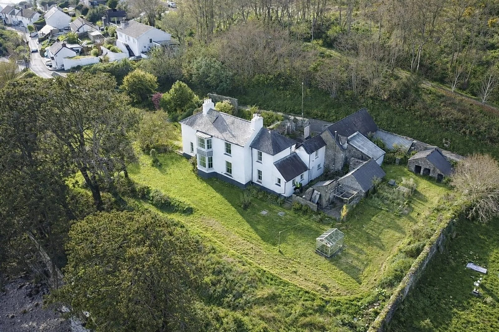 Detached house with outbuildings in Milford Ha