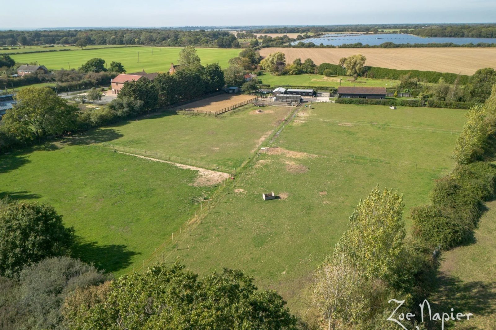 Weeley Heath: equestrian with outbuildings