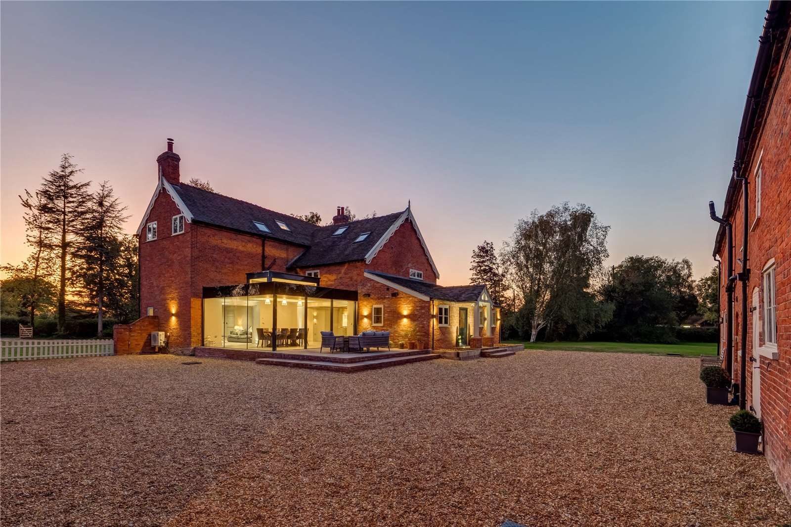 Country house with outbuildings, Sandbach