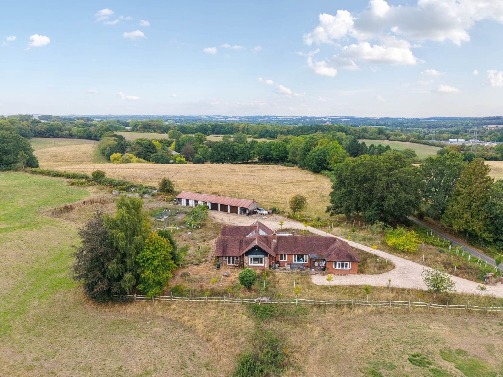 Smallholding with outbuildings in Lockerley