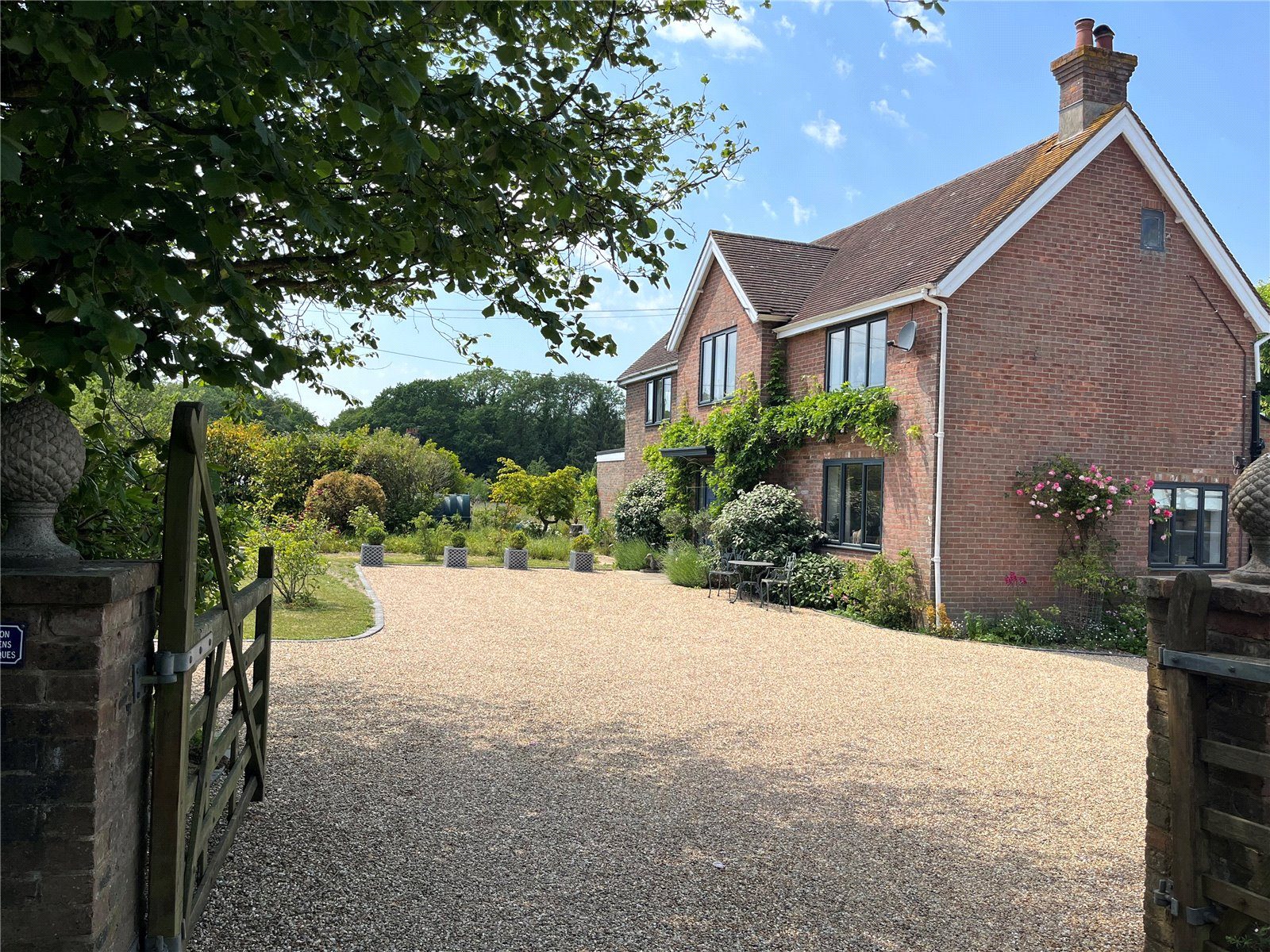 Dallington: detached house with outbuildings